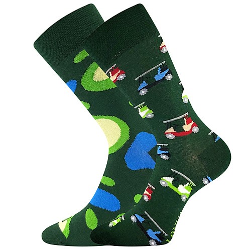 DOBLE barevné ponožky Lonka - GOLF 39-42