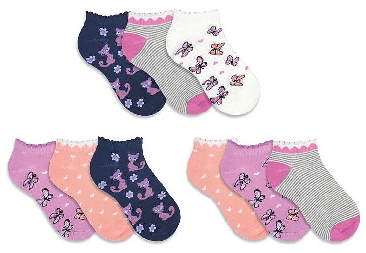 PINK dětské kotníkové barevné ponožky TRENDY SOCKS 35-38 náhodný mix