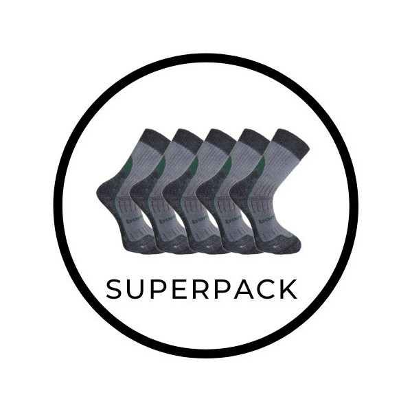 SUPERPACK - BX-7 DURABLE bambusové ponožky BAMBOX - 5párů