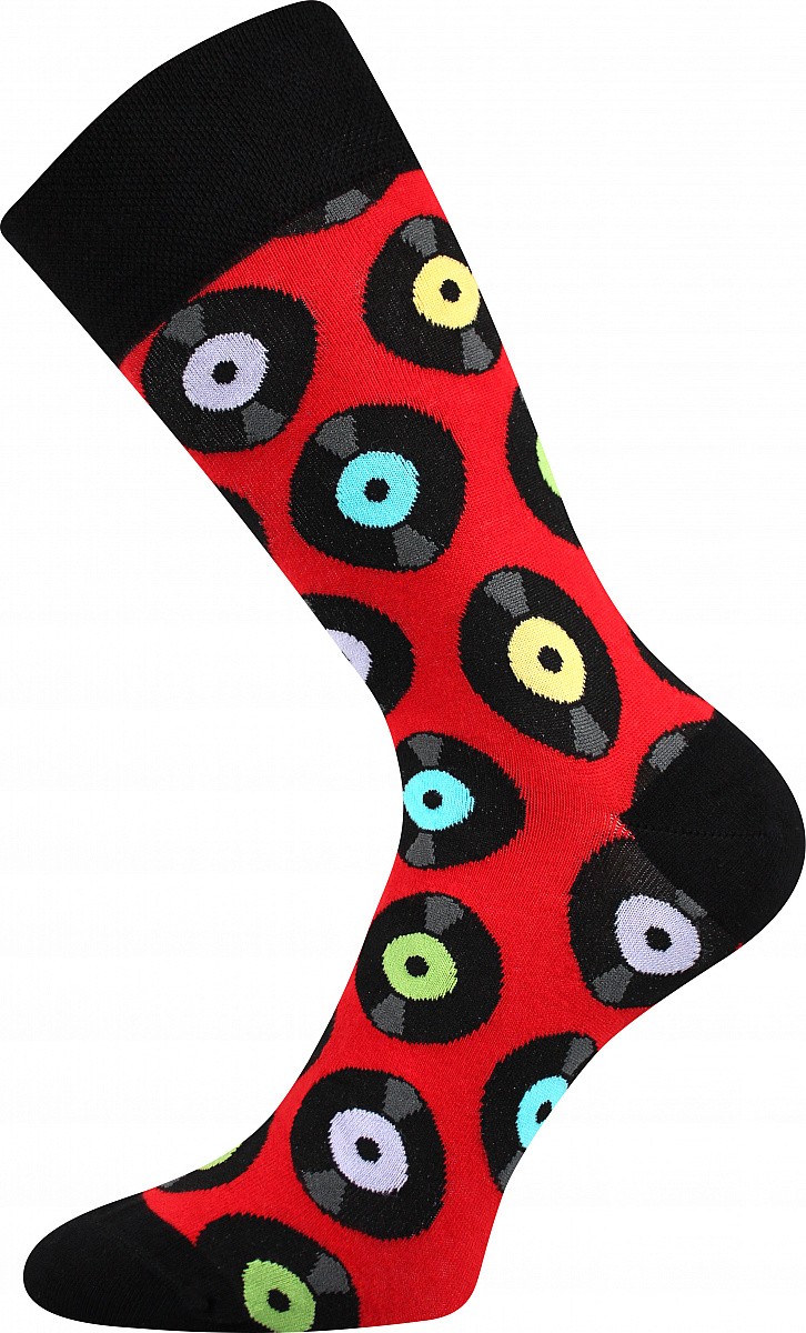 TWIDOR veselé ponožky Lonka - LP DESKY - 1 pár EXTRA 43-46