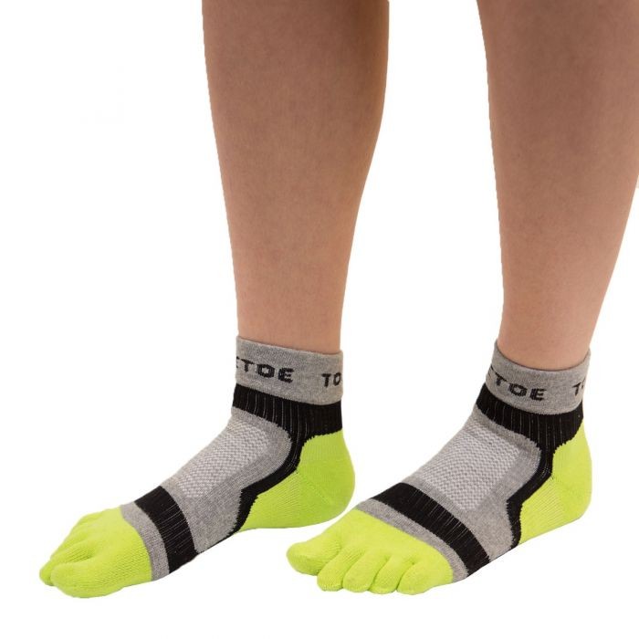 LIGHT RUNNER běžecké prstové ponožky ToeToe limetka L