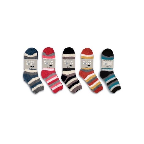 PRUH ŽINILKA jemné barevné žinilkové ponožky TRENDY SOCKS
