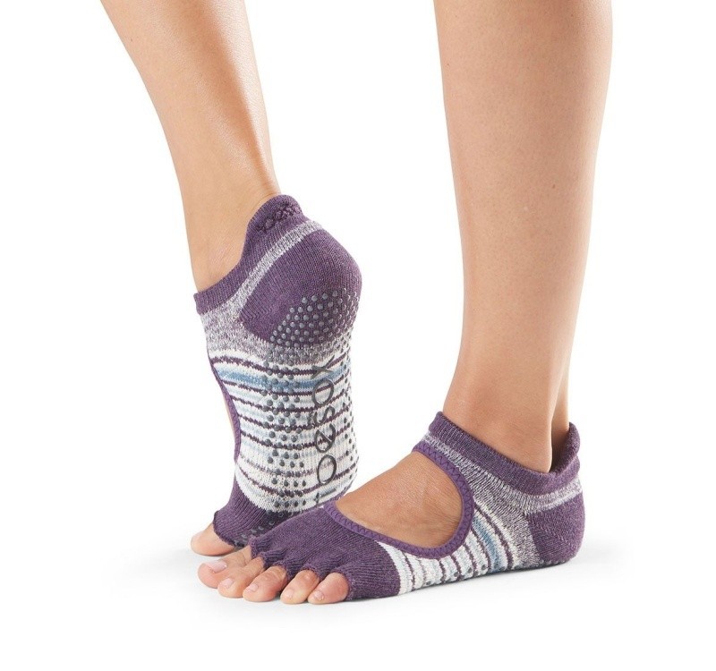 Levně BELLARINA bezprstové protiskluzové ponožky ToeSox - BRISK S