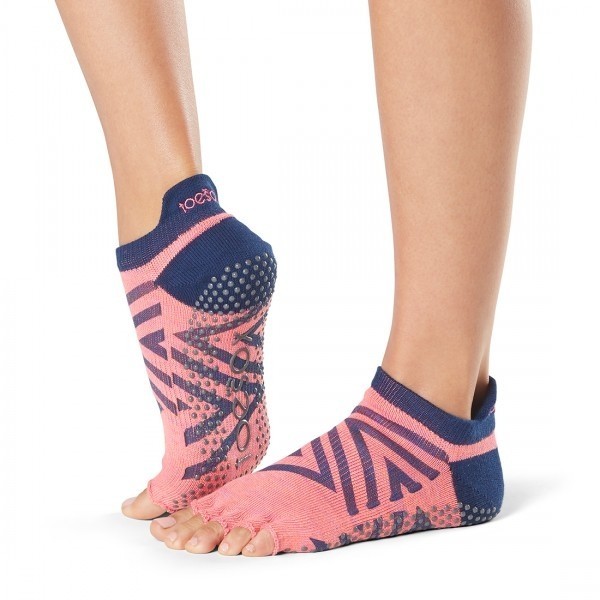 Levně LOW RISE bezprstové protiskluzové ponožky ToeSox - FAME M