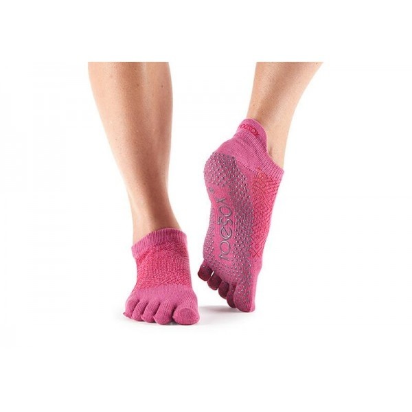 LOW RISE prstové protiskluzové ponožky ToeSox - RUBY