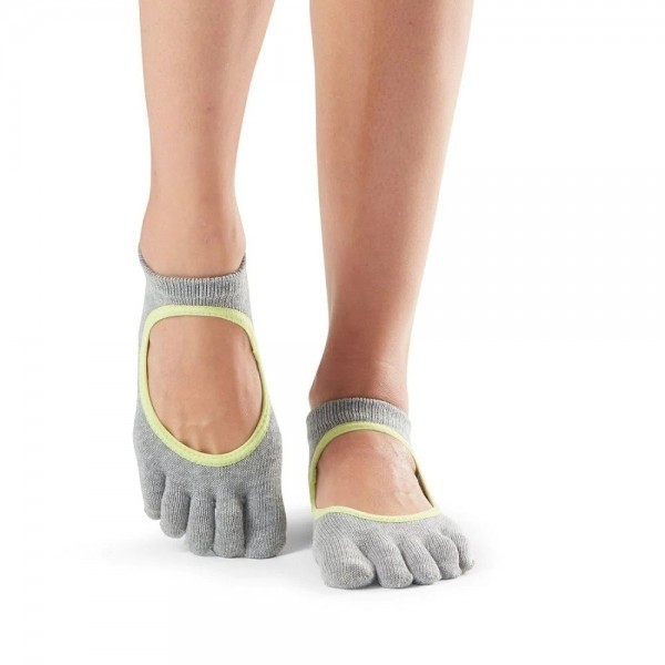 BELLARINA prstové protiskluzové ponožky ToeSox - HEATHER GREY