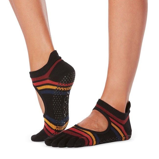 Levně BELLARINA prstové protiskluzové ponožky ToeSox - NOSTALGIC M