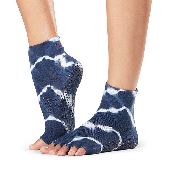 Levně ANKLE nízké ABS bezprstové ponožky ToeSox - COSMIC S