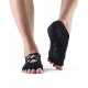 ELLE bezprstové protiskluzové ponožky ToeSox - BLACK