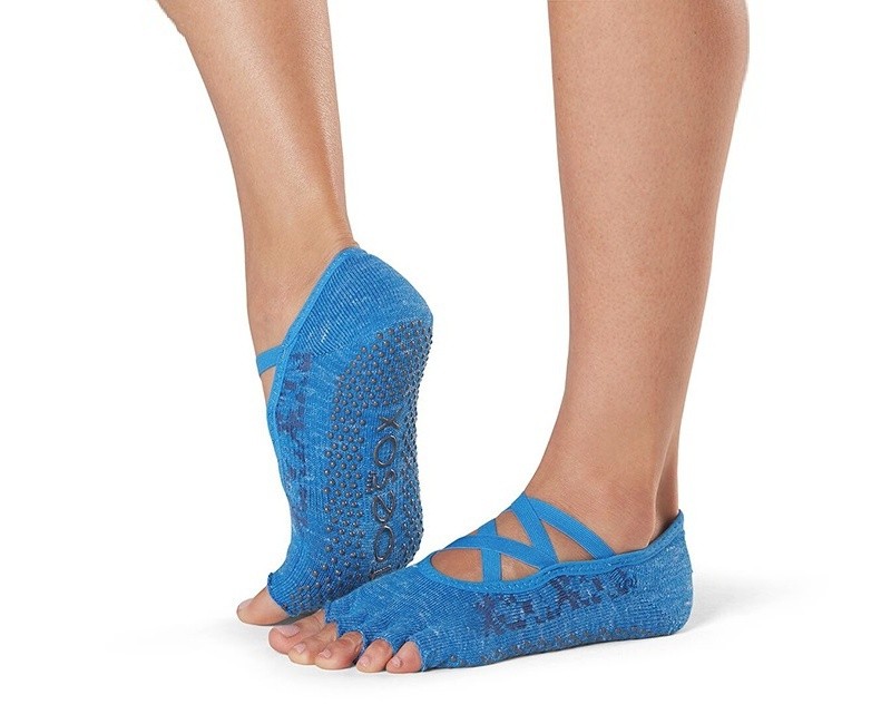 Levně ELLE bezprstové protiskluzové ponožky ToeSox - LAPIS S