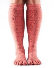 Levně CASUAL KNEE HIGH prstové podkolenky ToeSox - MANDARIN S