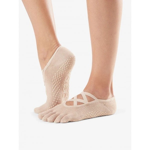 ELLE prstové protiskluzové ponožky ToeSox - NUDE