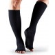 SCRUNCH KNEE bezprstové protiskluzové podkolenky ToeSox - BLACK