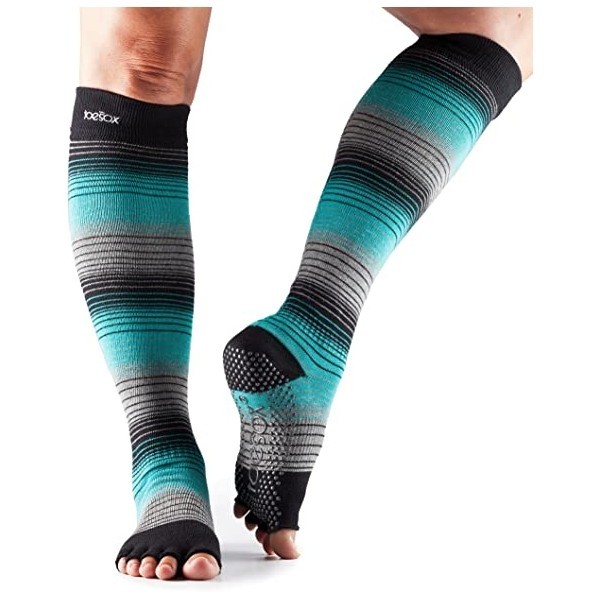 SCRUNCH KNEE bezprstové protiskluzové podkolenky ToeSox - MOONLIGHT