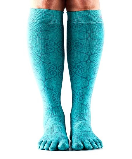 Levně CASUAL KNEE HIGH prstové podkolenky ToeSox - MOSAIC S