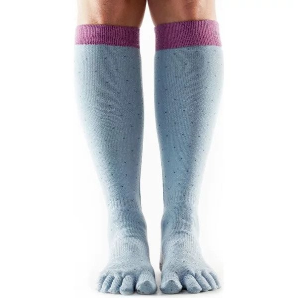 Levně CASUAL KNEE HIGH prstové podkolenky ToeSox - POLKA S