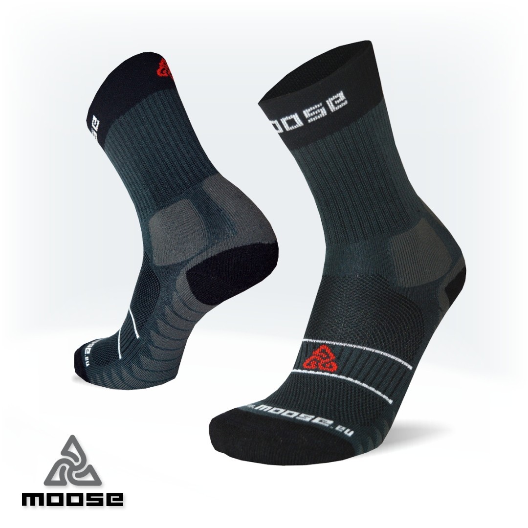 ENDURO klasické offroadové ponožky Moose šedá XL