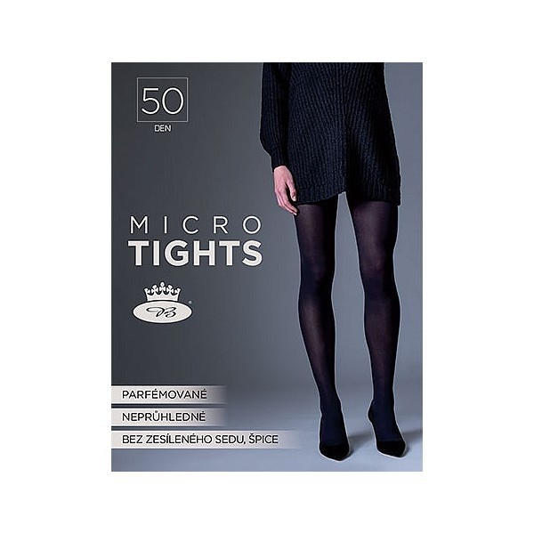 MICRO tights 50 DEN mikrovláknové jemné punčochové kalhoty Lady B