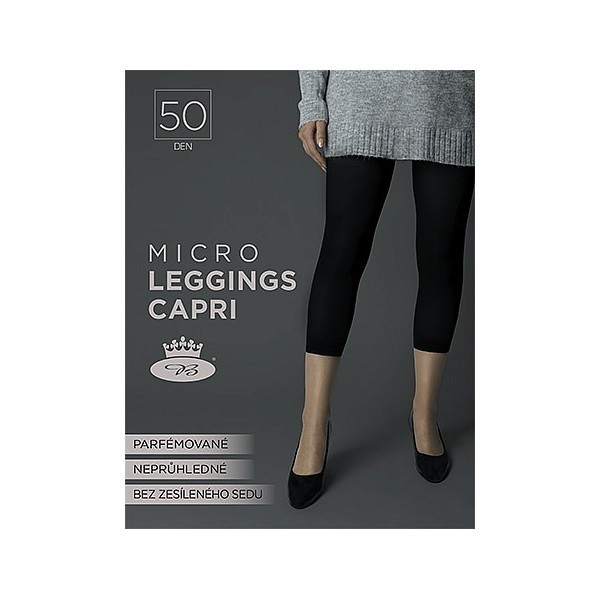 MICRO capri 50 DEN punčochové legíny Lady B