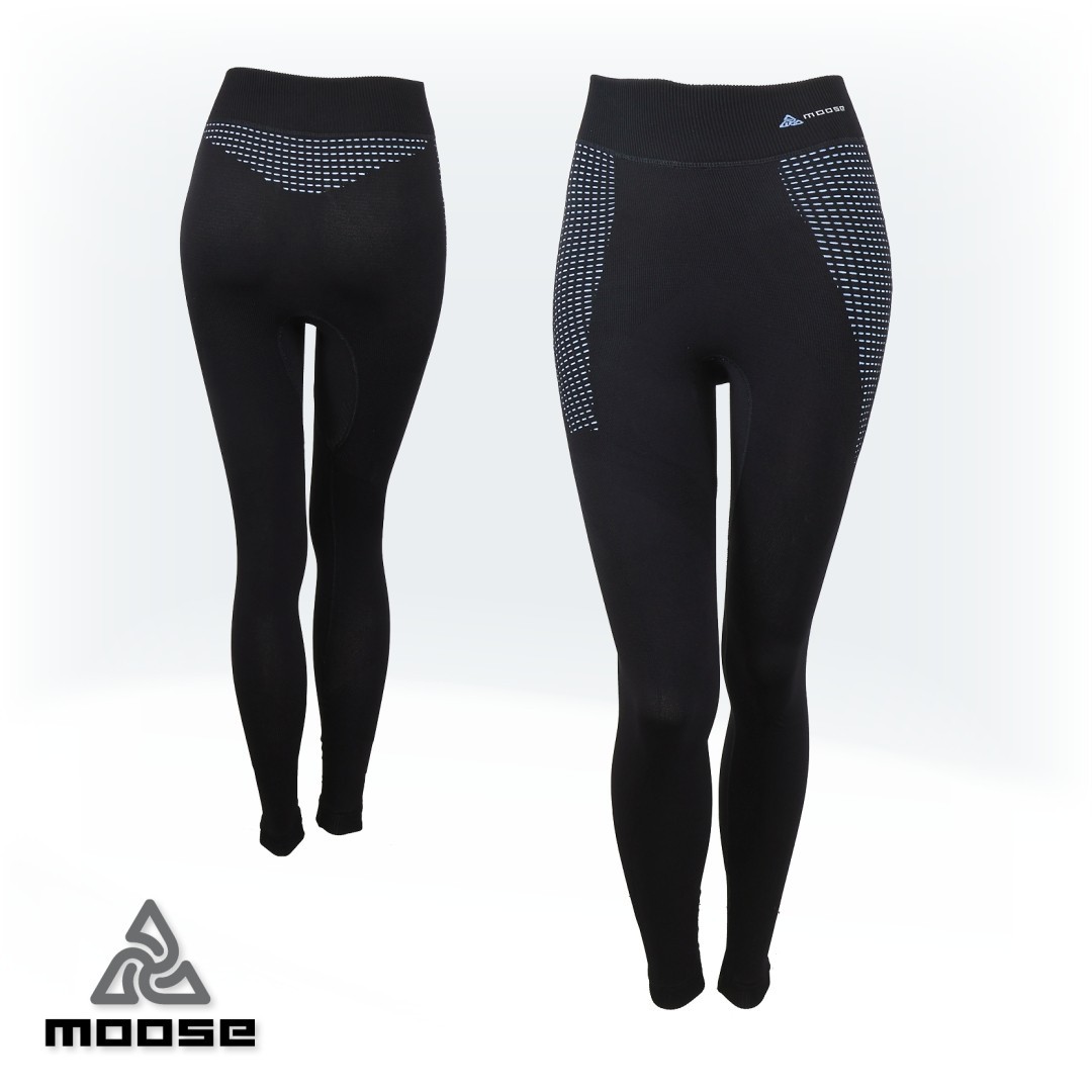 SPEED PANTS LSL WOMEN seamless polokompresní termoprádlo Moose modrá XL / XXL