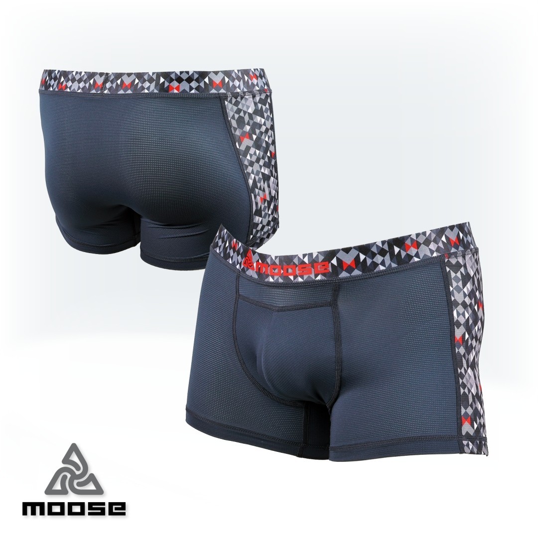 TABIT BOXER MEN pánské rychleschnoucí funkční boxerky Moose šedá XXL