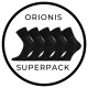 ORIONIS SUPERPACK 5párů antibakteriální merino ponožky se stříbrem Voxx