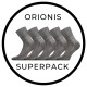 ORIONIS SUPERPACK 5párů antibakteriální merino ponožky se stříbrem Voxx