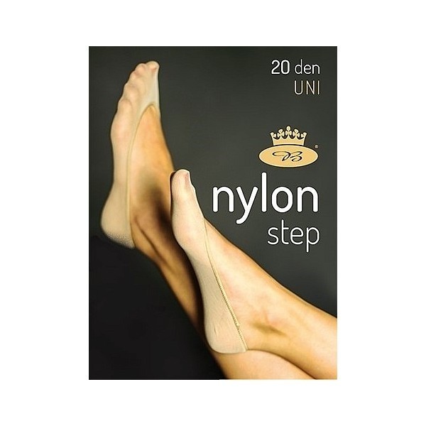 NYLON STEP 20 DEN punčochové ťapky Lady B - 12 párů
