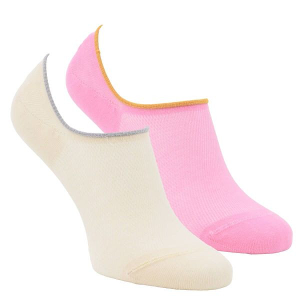 Dámské letní neviditelné sneaker ponožky Zdravé ponožky 35-38 béžová / růžová