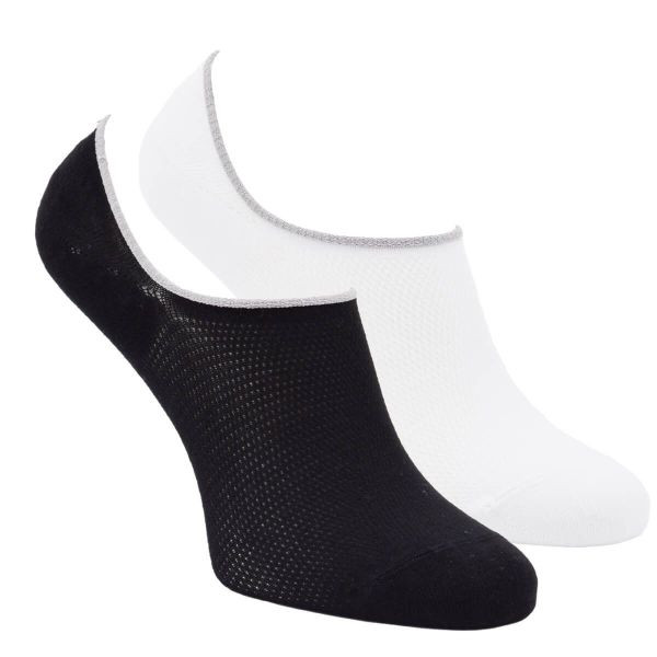 Dámské letní neviditelné sneaker ponožky Zdravé ponožky 35-38 bílá / černá