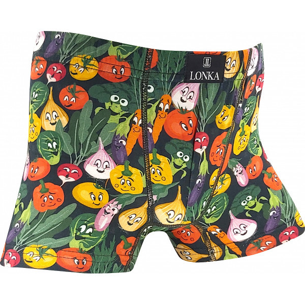DINGO dětské veselé boxerky Lonka - ZELENINA