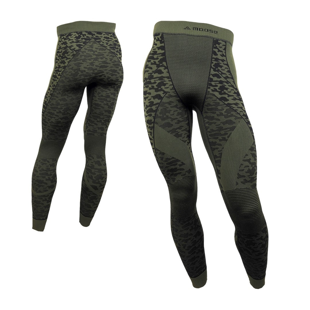 ELEMENT PANTS MEN teplé prodloužené termoprádlo Moose zelená XL / XXL
