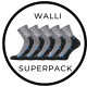 SUPERPACK - WALLI sportovní ponožky se stříbrem VoXX - 5 párů