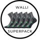 SUPERPACK - WALLI sportovní ponožky se stříbrem VoXX - 5 párů