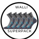 SUPERPACK - WALLI sportovní ponožky se stříbrem VoXX - 5 párů