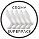 SUPERPACK - CROMA kompresní antibakteriální podkolenky VoXX - 5 párů