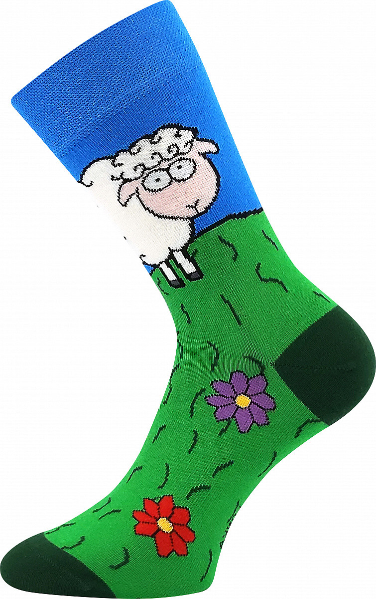 DEASTER dárkové veselé ponožky Lonka - OVCE 39-42