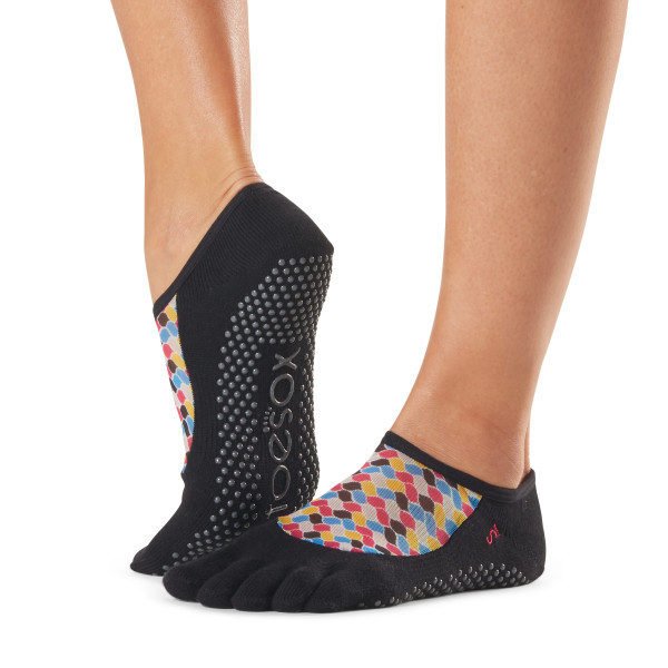 LUNA bezprstové protiskluzové ponožky ToeSox - TOURIST