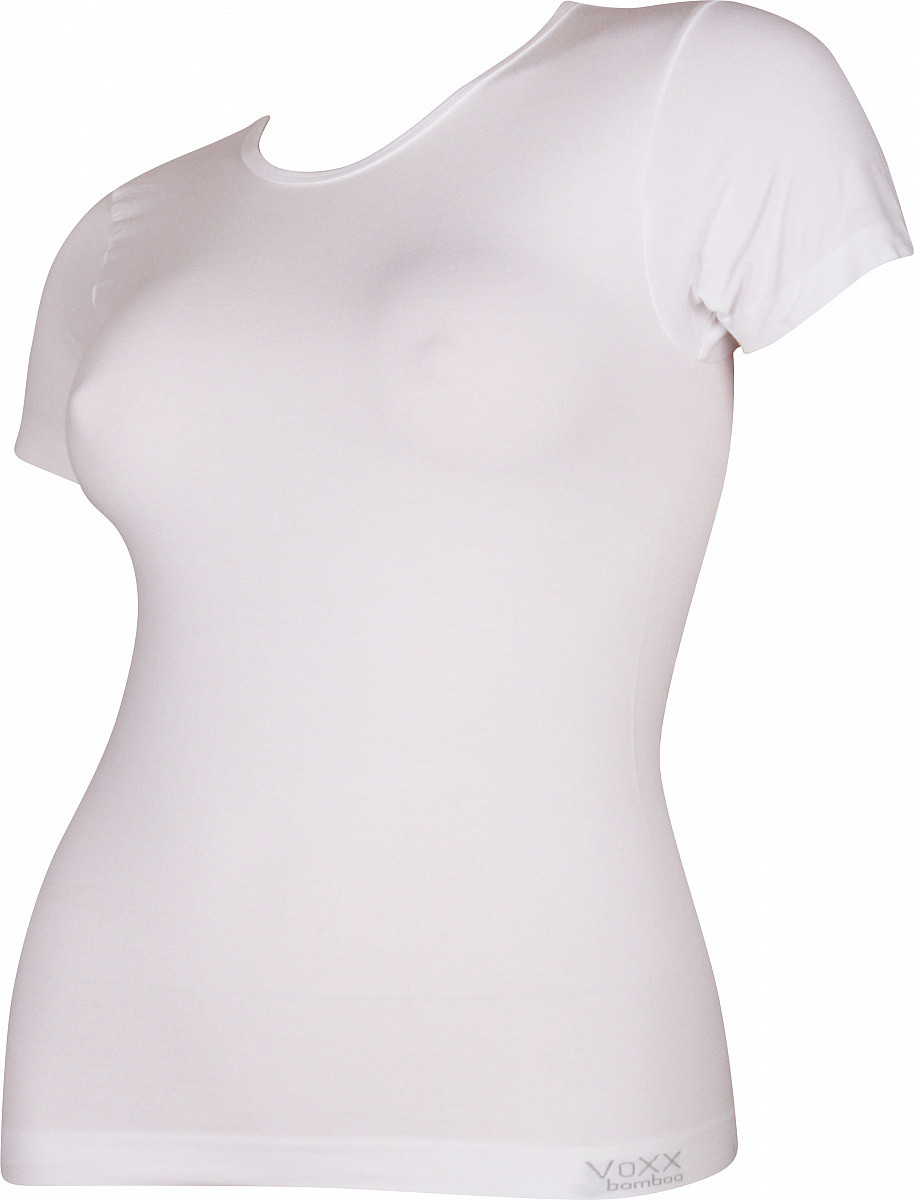 BS-014 dámská bambusová bezešvé tričko VoXX bílá L / XL