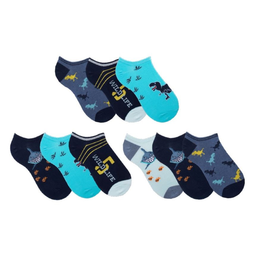 WILD dětské barevné kotníkové ponožky TRENDY SOCKS 31-34 náhodný mix