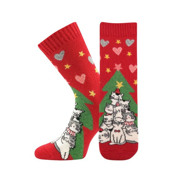 EMILY silné froté teplé ponožky Lonka