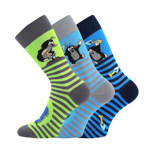 KR 111 PRUHY barevné ponožky Boma - KRTEČEK 