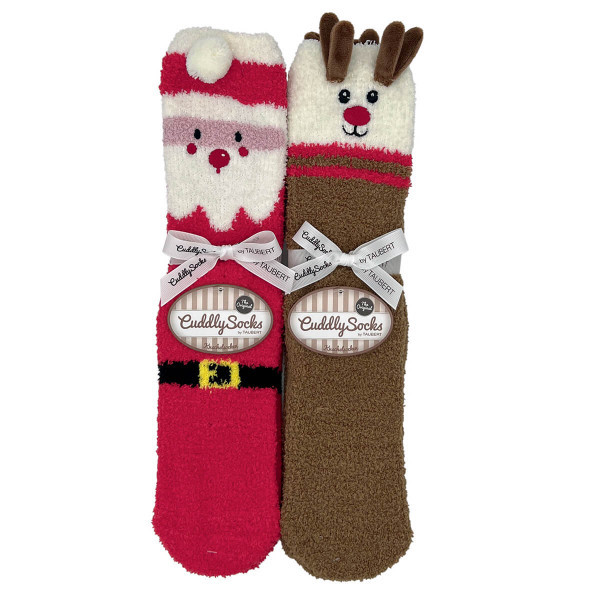 Dárkově balené vánoční protiskluzové ponožky Taubert