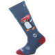 SJT dětské merino lyžařské ponožky s tučňákem Lasting