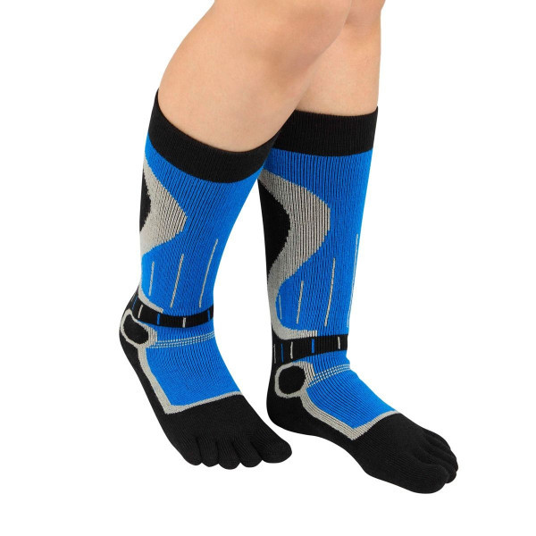 SKI/SNOW sportovní vlněné prstové podkolenky ToeToe