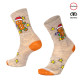 BESKYD GINGER vánoční merino ponožky Moose