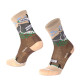 BESKYD TURIST veselé turistické merino ponožky Moose