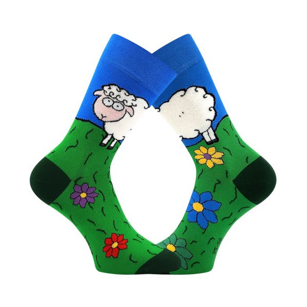 DEASTERIK dětské dárkové veselé ponožky Lonka - OVCE