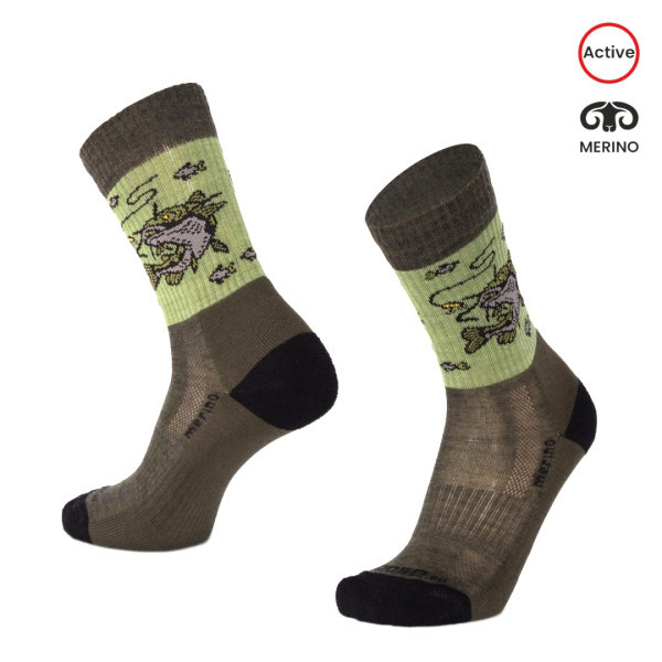 TATRAN CATFISH rybářské merino ponožky Moose