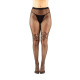 FISHNET TIGHTS silonové vzorované prstové punčocháče ToeToe - ORCHID